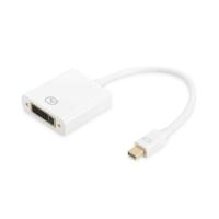 Mini DisplayPort naar DVI-Adapter Digitus AK-340406-001-W Wit Zwart