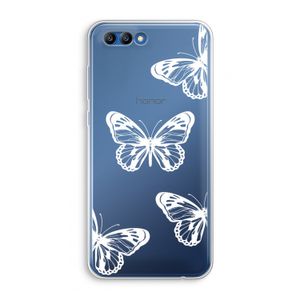 White butterfly: Honor 10 Transparant Hoesje