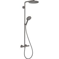 Hansgrohe Raindance Select Regendoucheset - thermostaat - hoofddouche 24cm - black chrome (gunmetal) 27633340 - thumbnail