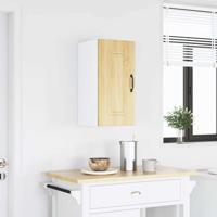 Keukenwandkast Kalmar bewerkt hout sonoma eikenkleurig