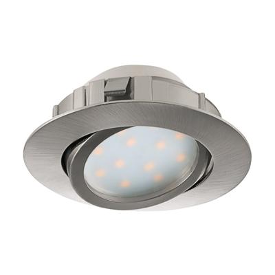 Eglo Led plafondspotPineda Round 6w - 3000K - 8,4cm nikkel - 95856