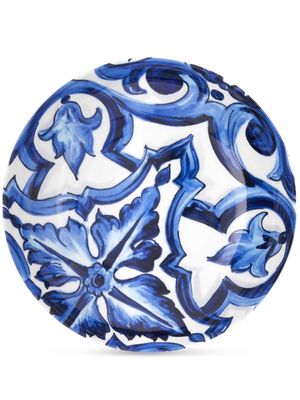 Dolce & Gabbana lot de deux assiettes creuses Blu Mediterraneo en porcelaine - Bleu