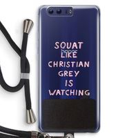 Christian Grey: Honor 9 Transparant Hoesje met koord