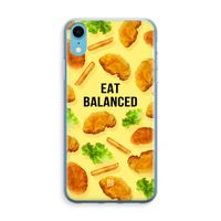 Eat Balanced: iPhone XR Transparant Hoesje