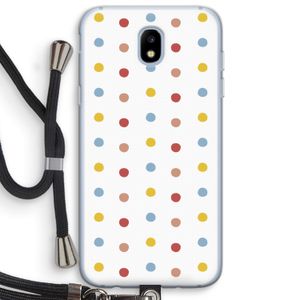 Bollen: Samsung Galaxy J5 (2017) Transparant Hoesje met koord