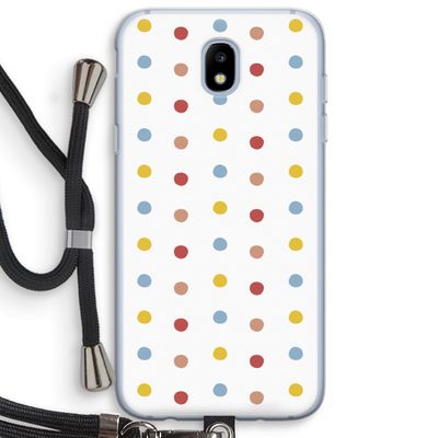 Bollen: Samsung Galaxy J5 (2017) Transparant Hoesje met koord