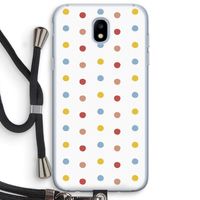 Bollen: Samsung Galaxy J5 (2017) Transparant Hoesje met koord Bollen: Samsung Galaxy J5 (2017) Transparant Hoesje met koord
