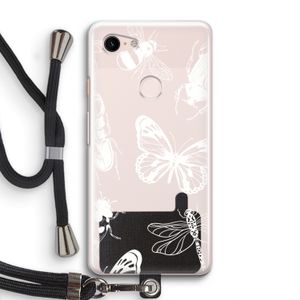 Tiny Bugs: Pixel 3 Transparant Hoesje met koord