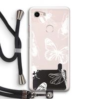 Tiny Bugs: Pixel 3 Transparant Hoesje met koord
