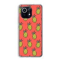 Ananas: Xiaomi Mi 11 Transparant Hoesje