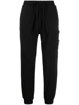 Stone Island pantalon de jogging à badge Compass - Noir