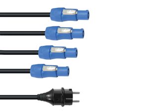 EUROLITE P-Con power cable 1-4, 3x2,5mmÂ²