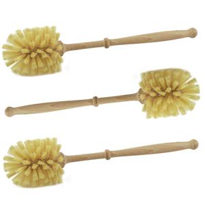 Sorx toiletborstel - 3x stuks - hout - 36 cm - wc-borstels/toiletborstels