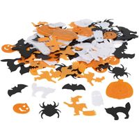 Creotime pailletten halloween gekleurd 10-20 mm 15 gram - thumbnail