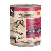 WIEJSKA ZAGRODA Pork with horse - natvoer voor honden - 800g
