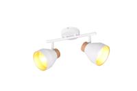 Trio Design plafondlamp 2-lichtsValentin wit - R81922031