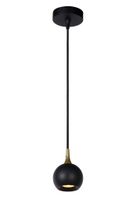 Lucide FAVORI - Hanglamp - Ø 9 cm - 1xGU10 - Zwart