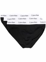 Calvin Klein Underwear slip à bande logo - Noir