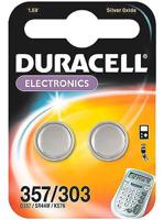 Duracell 357/303 huishoudelijke batterij Wegwerpbatterij Zilver-oxide (S)