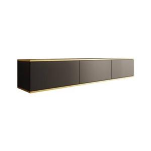 Meubella TV-Meubel Orleans - Zwart - 175 cm