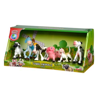 Simba Grappige dieren - boerderij, 6dlg.