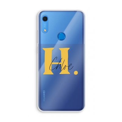 Amber Script: Huawei Y6s Transparant Hoesje
