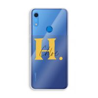 Amber Script: Huawei Y6s Transparant Hoesje