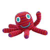 Pebble Rammelaar - Octopus roze