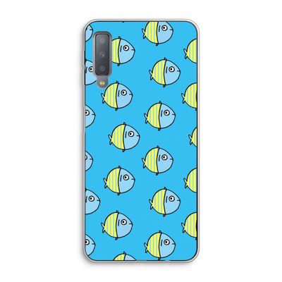 Visjes: Samsung Galaxy A7 (2018) Transparant Hoesje