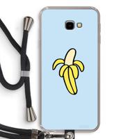 Banana: Samsung Galaxy J4 Plus Transparant Hoesje met koord