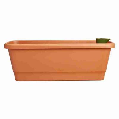 Elho Noa Balconiere L - Bruin - L 65 x B 20 x H 18 cm - Buitenbalkon - 100% gerecycled