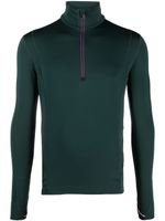 Moncler Grenoble sweat à col zippé - Vert