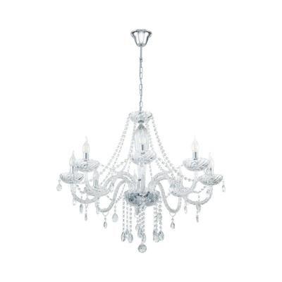 Eglo KroonluchterBasilano 1 82cm 8-lichts grijs - 39101