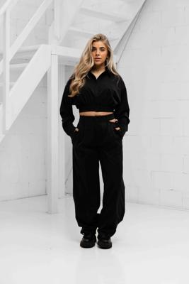 Off The Pitch Gathered Set Dames Zwart - Maat M - Kleur: Zwart | Soccerfanshop