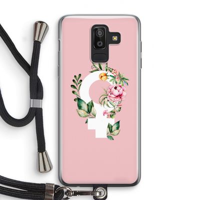 Venus: Samsung Galaxy J8 (2018) Transparant Hoesje met koord