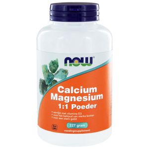 Calcium Magnesium 1:1 Poeder (227 gram) - NOW Foods