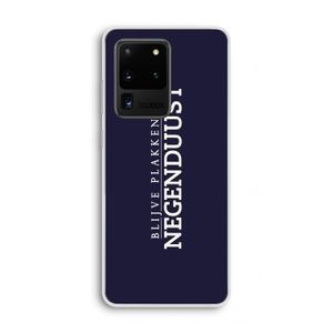 Blijve plakken in Negenduust: Samsung Galaxy S20 Ultra Transparant Hoesje