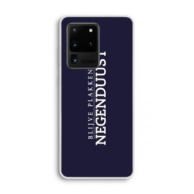 Blijve plakken in Negenduust: Samsung Galaxy S20 Ultra Transparant Hoesje
