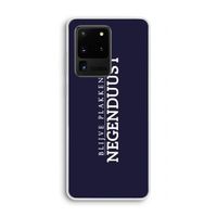 Blijve plakken in Negenduust: Samsung Galaxy S20 Ultra Transparant Hoesje