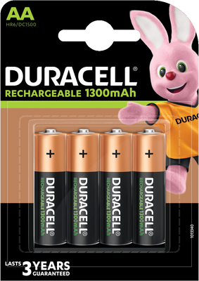 Duracell AA 1300mAh Stay Charged 4x