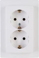 Kopp HK05 arctic wit inbouw stopcontact RA dubbel - 4621520