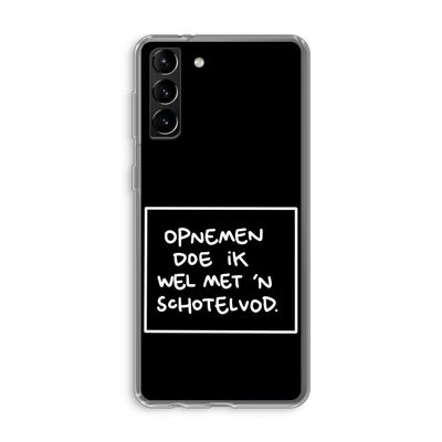 Schotelvod: Samsung Galaxy S21 Plus Transparant Hoesje