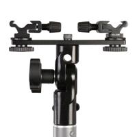 Falcon eyes twin mount tilting bracket + 2 x flitsschoen cld-14a