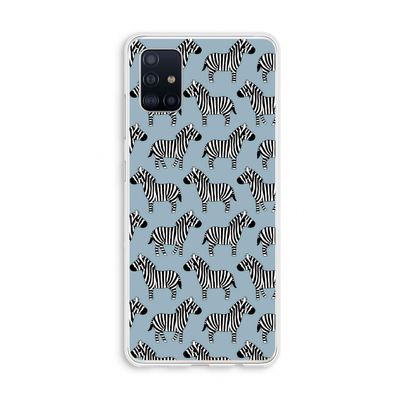 Zebra: Galaxy A51 4G Transparant Hoesje