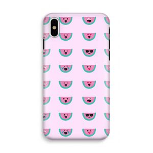 Smiley watermeloenprint: iPhone X Tough Case