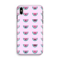 Smiley watermeloenprint: iPhone X Tough Case