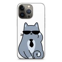 Cool cat: iPhone 13 Pro Transparant Hoesje