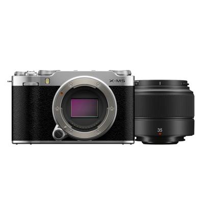 Fujifilm X-M5 zilver + XC 35mm F/2.0