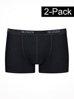 Sloggi - Basic Short 2-Pack - zwart - thumbnail