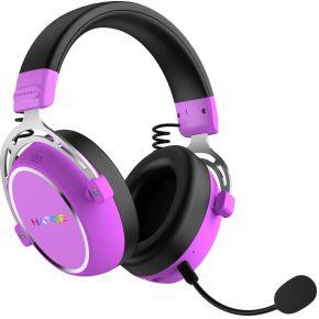 HATOR Hypergang 3 Wireless Noise Cancelling RGB Gaming Headset Cyber Violet